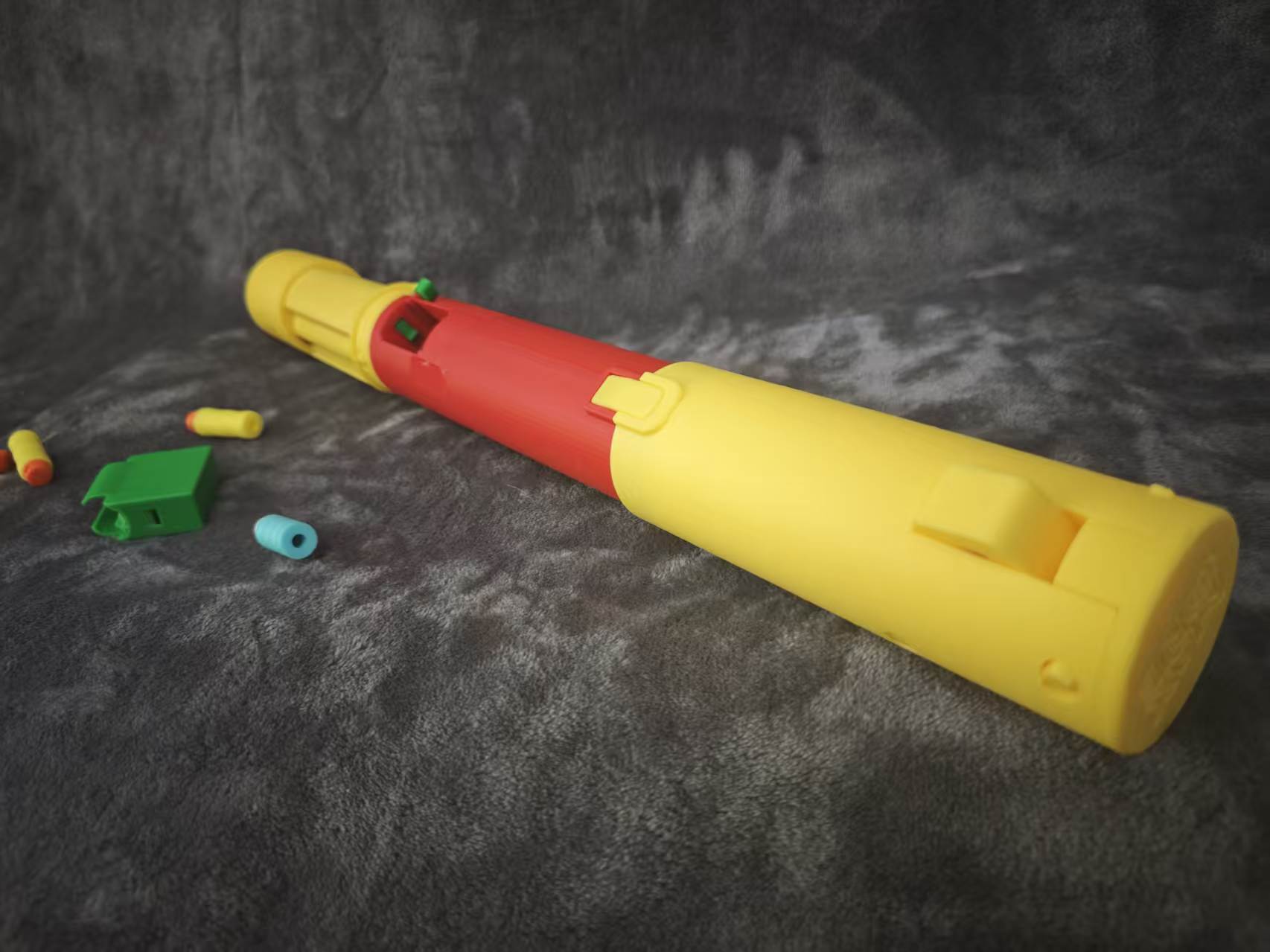 Miniatura 2 do modelo 3D 无五金制作-定海神针 金箍棒 大喷子