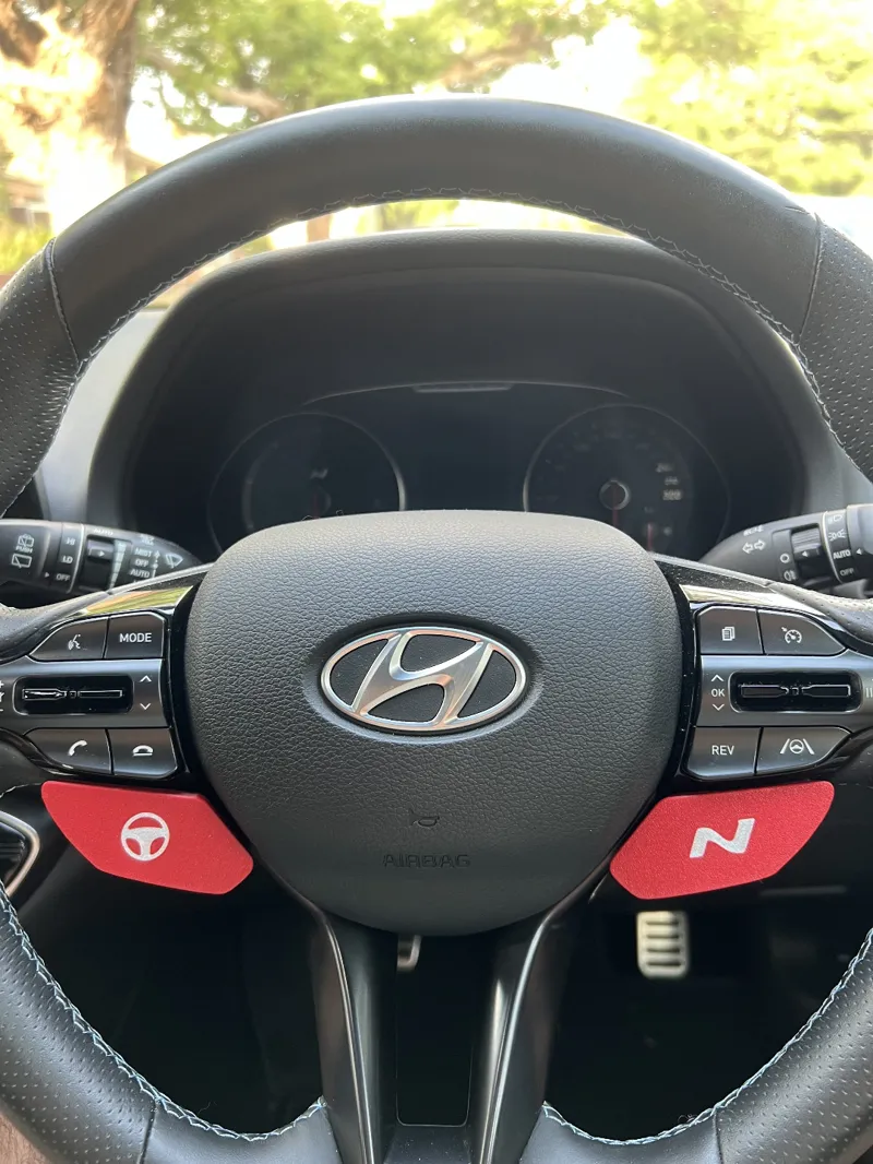 Hyundai i30N Red Button Covers