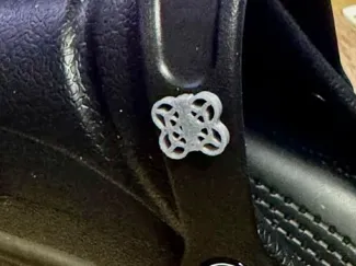 Drone Croc Charm