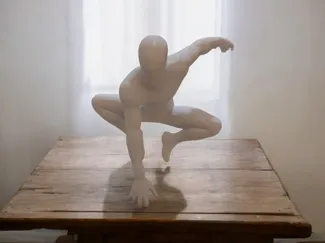 spiderman sculpture