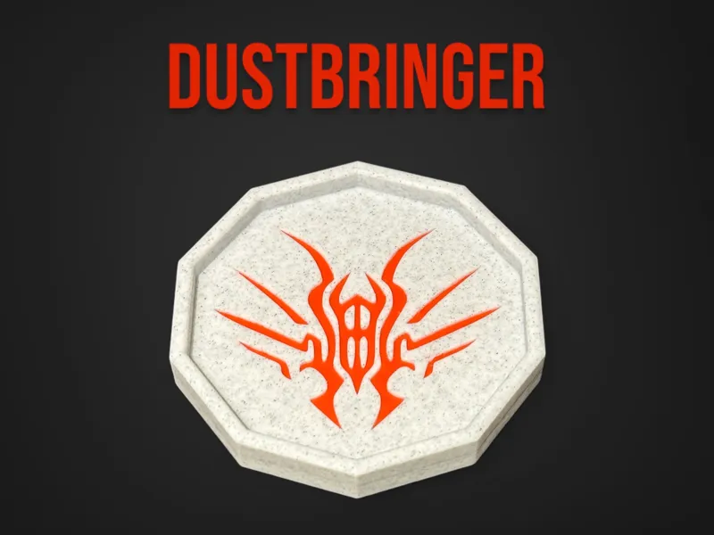 Dustbringer Glyph Coaster - Stormlight Archive