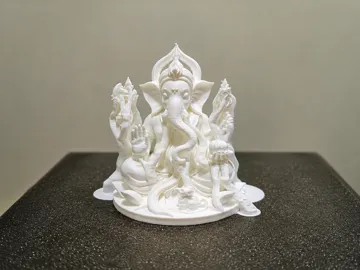 Letrero o emblema decorativo: Shri Ganesha – Sacred Serenity — vista de referencia 4
