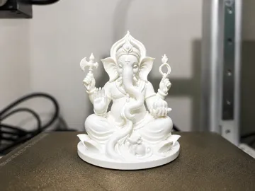 Letrero o emblema decorativo: Shri Ganesha – Sacred Serenity — vista de referencia 3