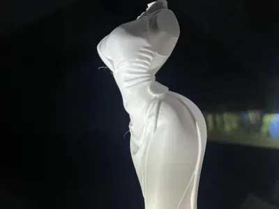 Sexy Sculpture Series Vol.3 - Silk Long Dress Evening Gown