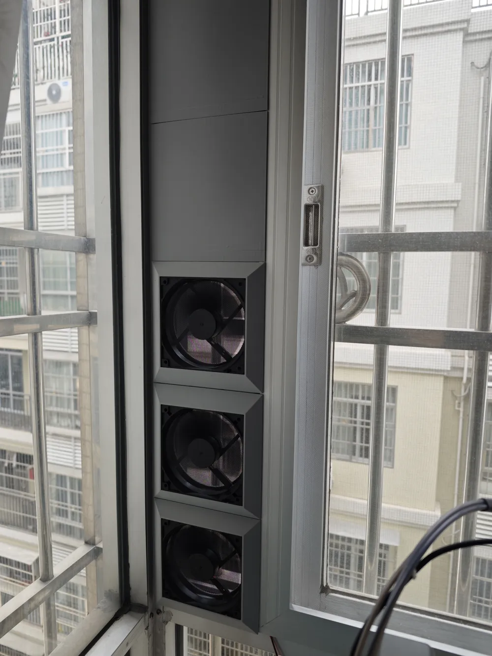 Window exhaust fan Sliding screen window exhaust fan - Free 3D Print ...