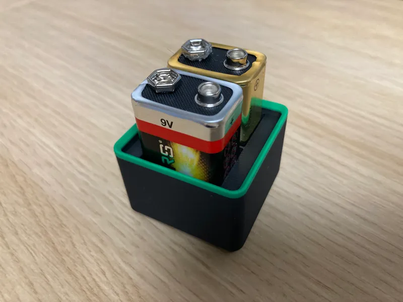 Gridfinity Battery Tray (9V Block)