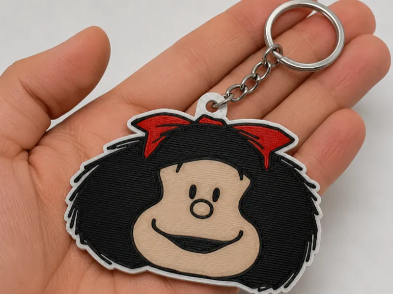 Mafalda abrelatas llavero Nail Saver destapador 3D