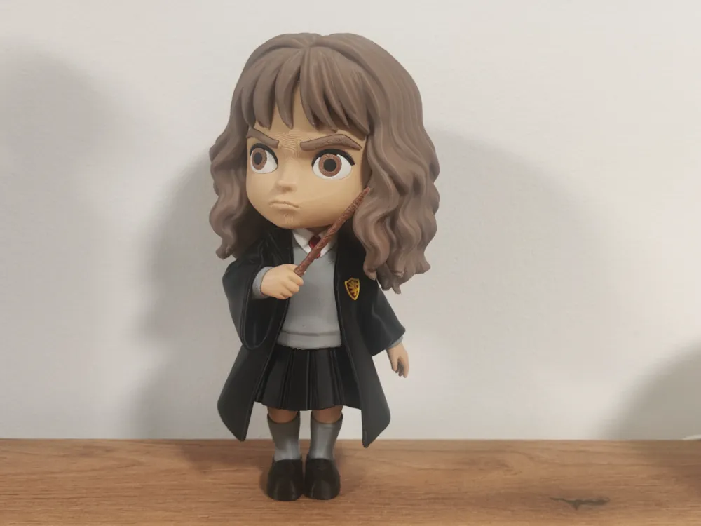Accesorio para impresora 3D: Hermione Granger de Harry Potter. Referencia del modelo original.