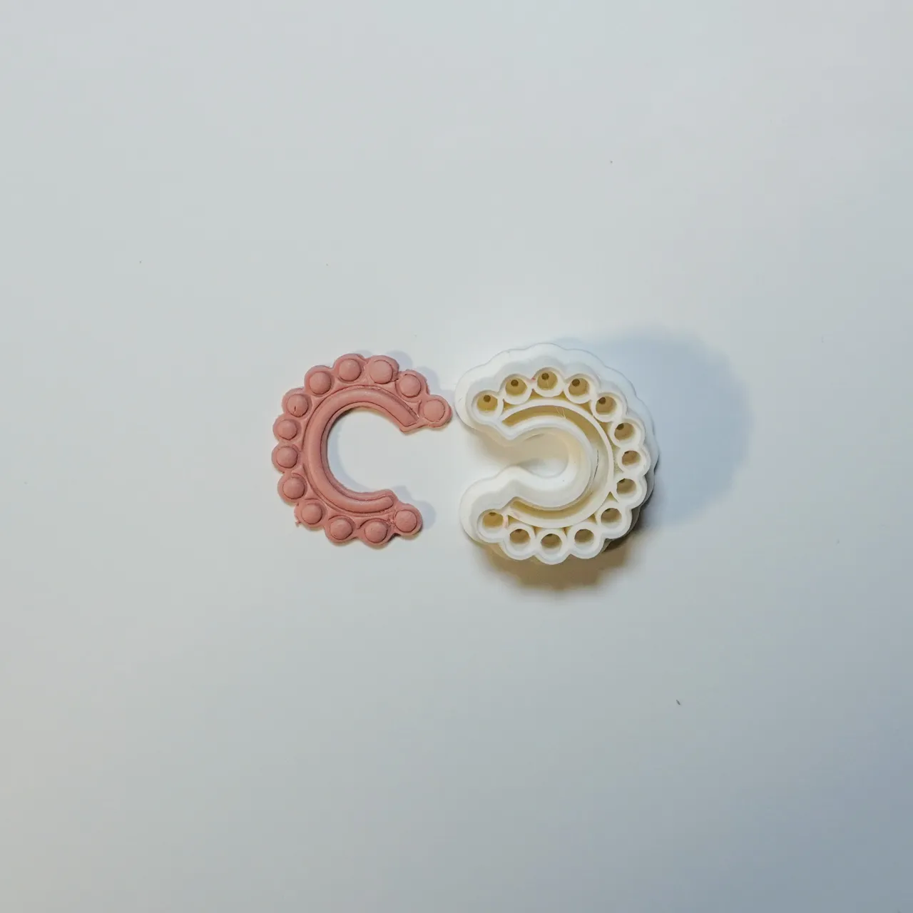 Ornamental Polymer Clay Cutter Earrings Necklace view 2