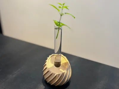 Spiral Test Tube Vase