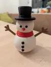 Snowman - Sequential 4 Colors