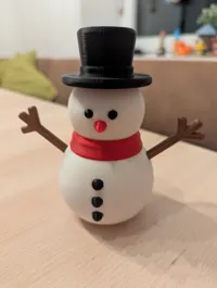 Snowman - Sequential 4 Colors