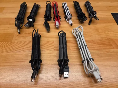 Cable organizer - Triple snowflake