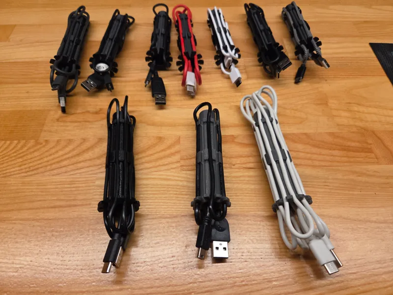 Cable organizer - Triple snowflake