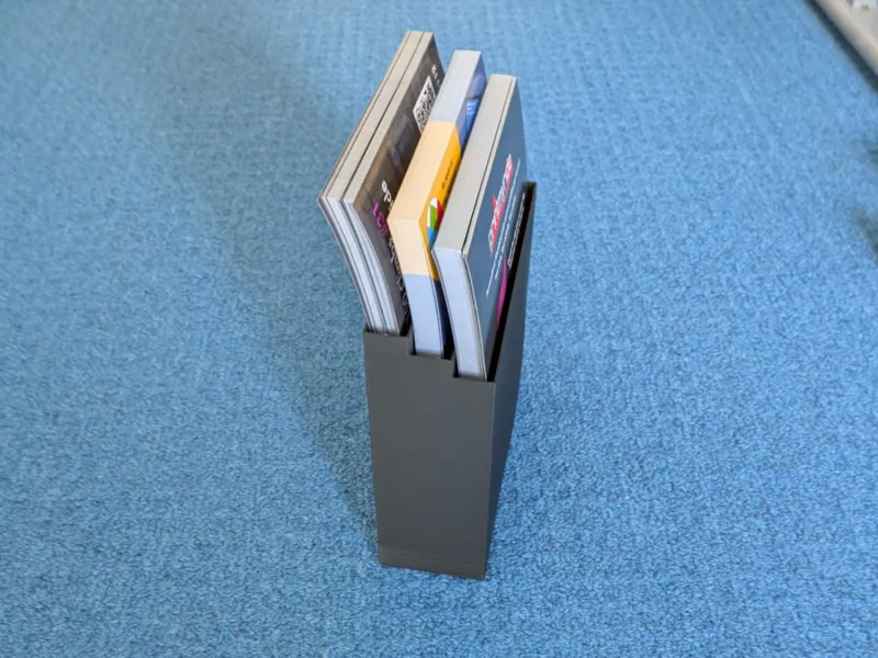 A5 staggered leaflet holder