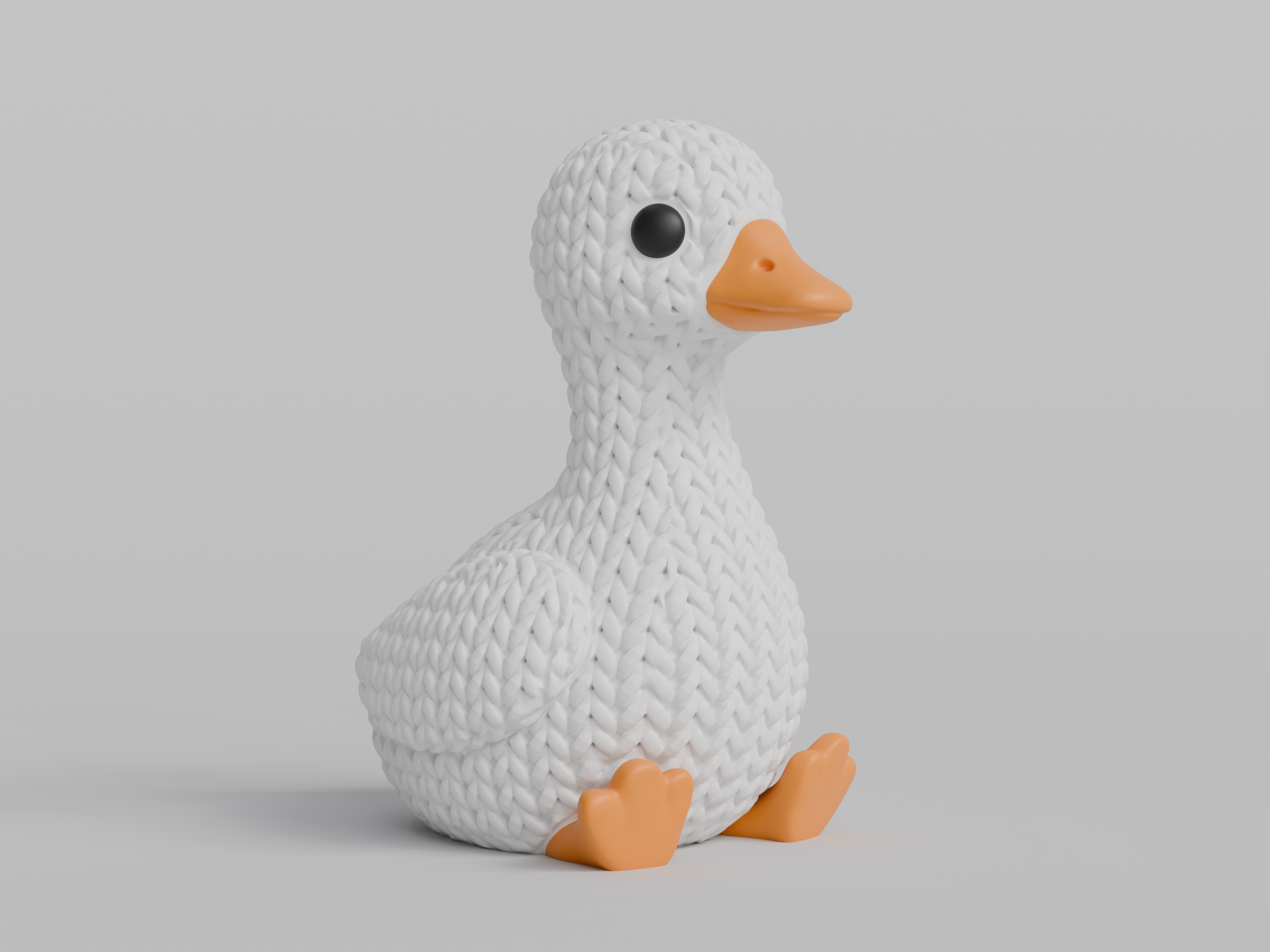 Llavero ganzo tejido — imagen 4 de impresión 3D