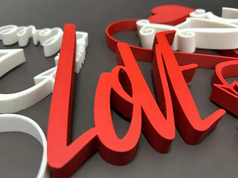 Valentine's Day Cursive Love Sign