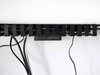 Modular Under-Desk Cable Management Channel