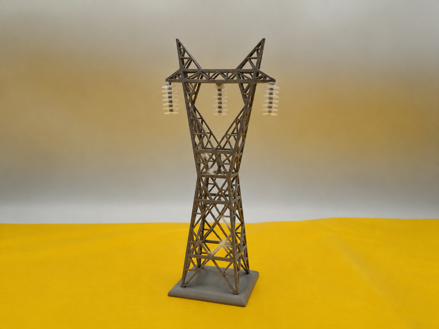 1:100 110 kV Single-Circuit Steel Lattice Tower