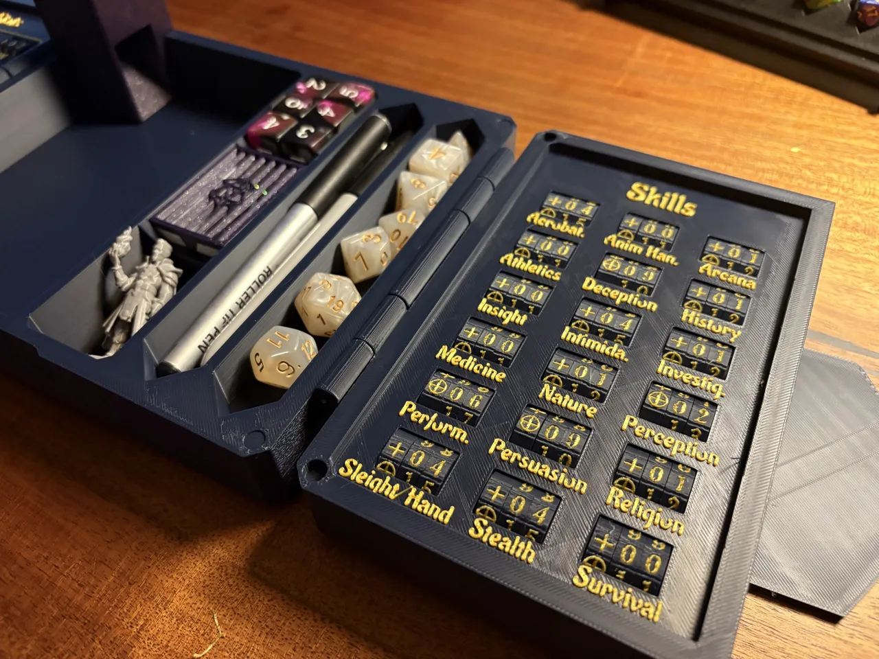 Ultimate DND Players Kit - v3 -Lockable, Tracking view 2