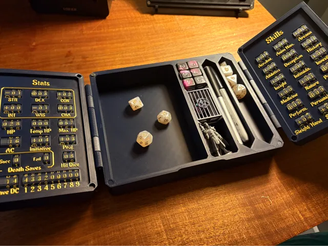 Ultimate DND Players Kit - v3 -Lockable, Tracking