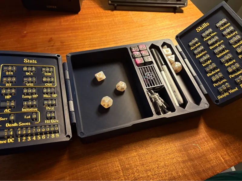 Ultimate DND Players Kit - v3 -Lockable, Tracking