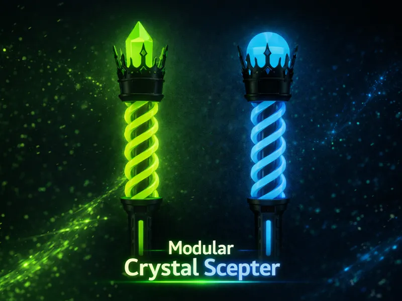 Modular Crystal Scepter