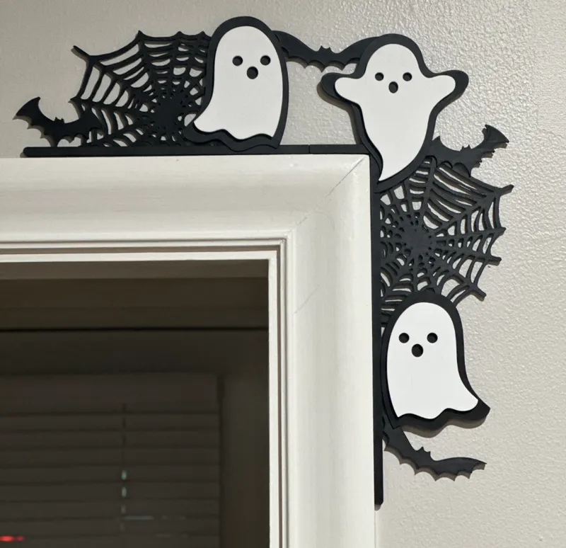 Halloween Door Decor - Ghost/Spiderweb/Bat