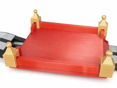 Corner lights for low‑loader extender Siku scale 