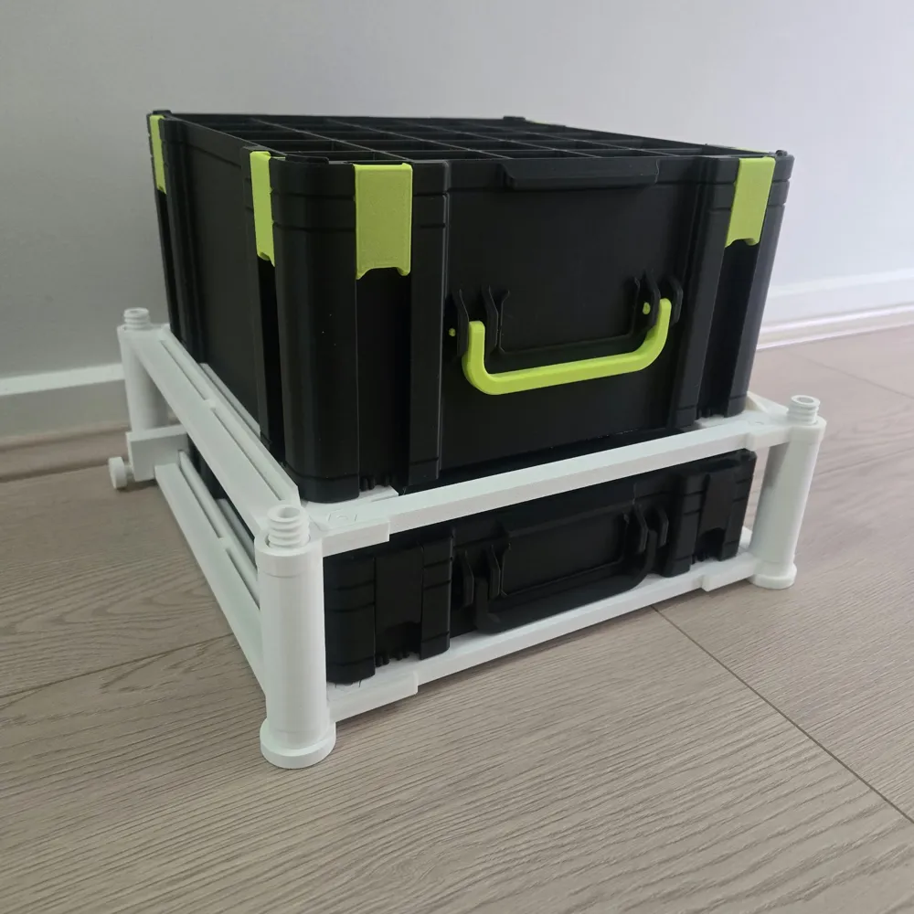 Gridfinity Modular Shelf (5x5 box) 6U/9U/12U/15U - Free 3D Print Model ...
