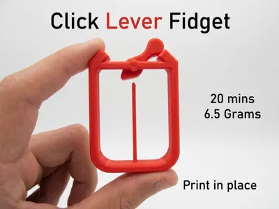 Click lever fidget