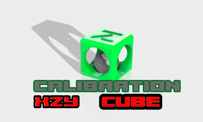 XYZ Calibration Cube with Torture Ball for 3D Printer