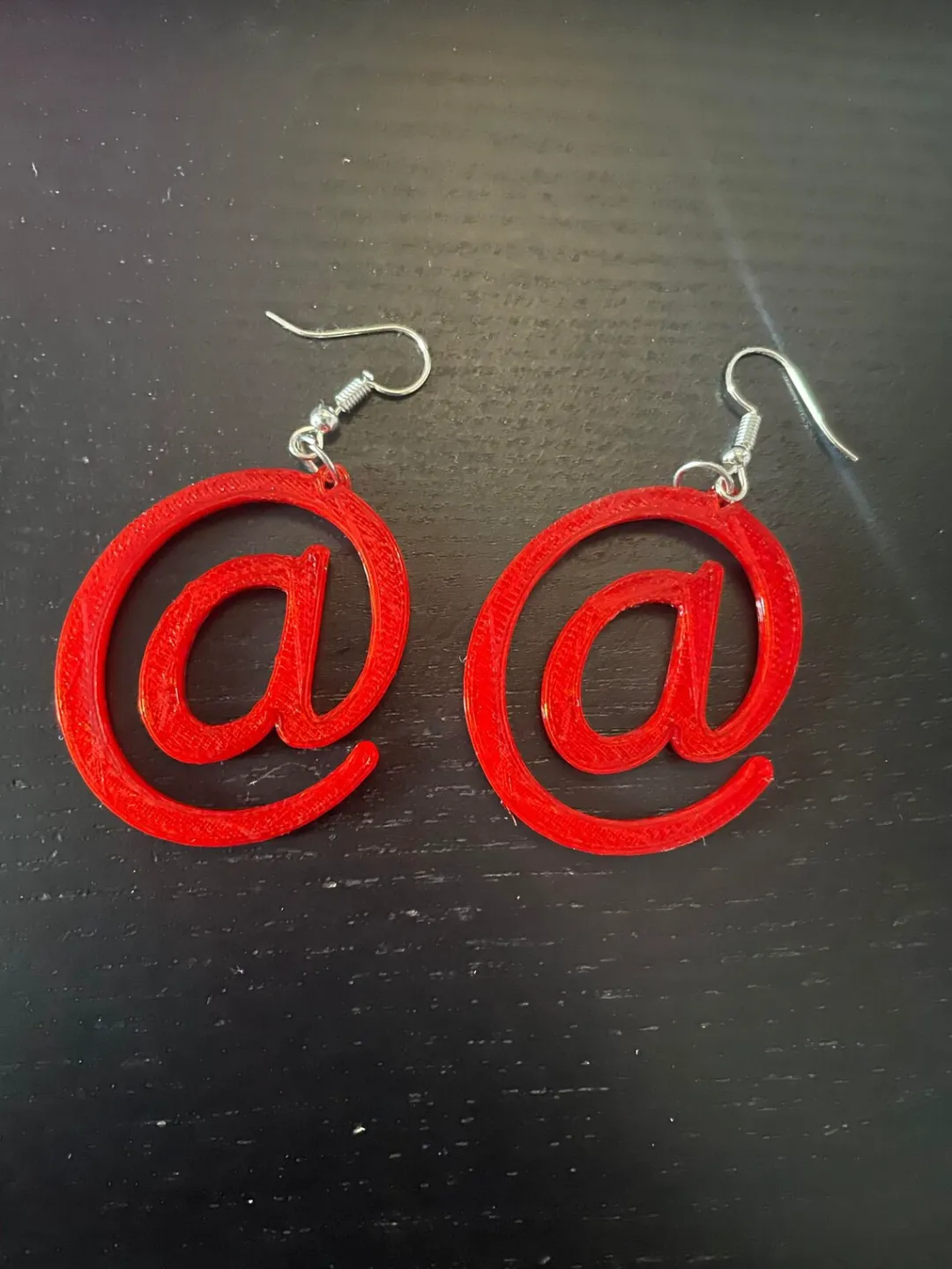 Boucles d'oreilles arobase at @ view 2