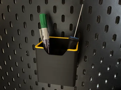 Organizador: IKEA SKÅDIS Quadratischer 4-Fach Organizer Akzent — referencia de MakerWorld
