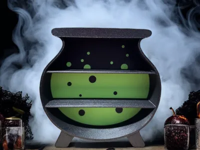 Enchanted Cauldron Shelf