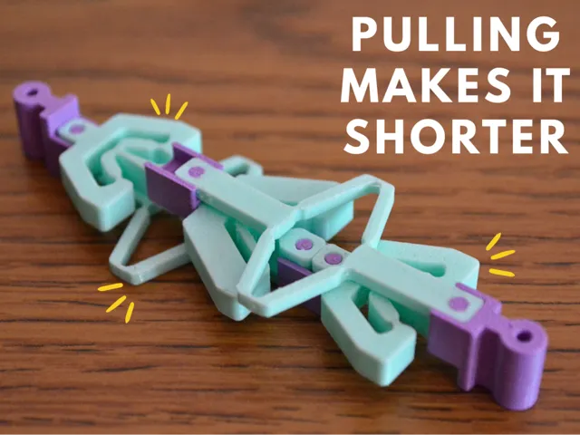 Pull-to-Shrink Snap Mechanism