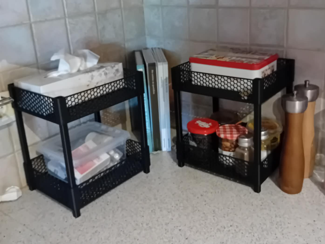 Stackable Hex Grid Storage Box