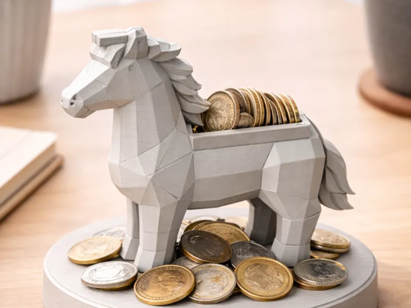 Chinese Zodiac Horse Coin Holder