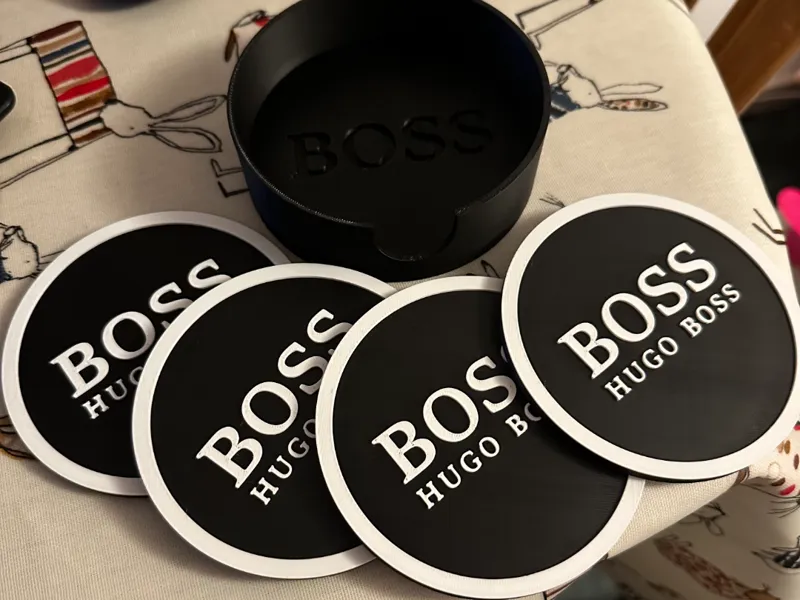 Hugo BOSS coasters and Caddy