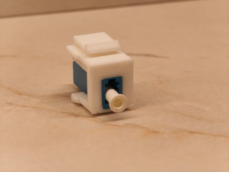 Keystone LC simplex coupler