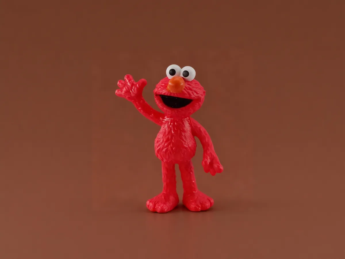 Long-legged Elmo - Sesame Street Cute Figurine Girls' Coloring Toy ...