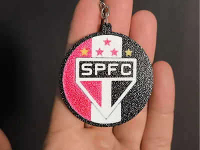 São Paulo Futebol Clube Keychain