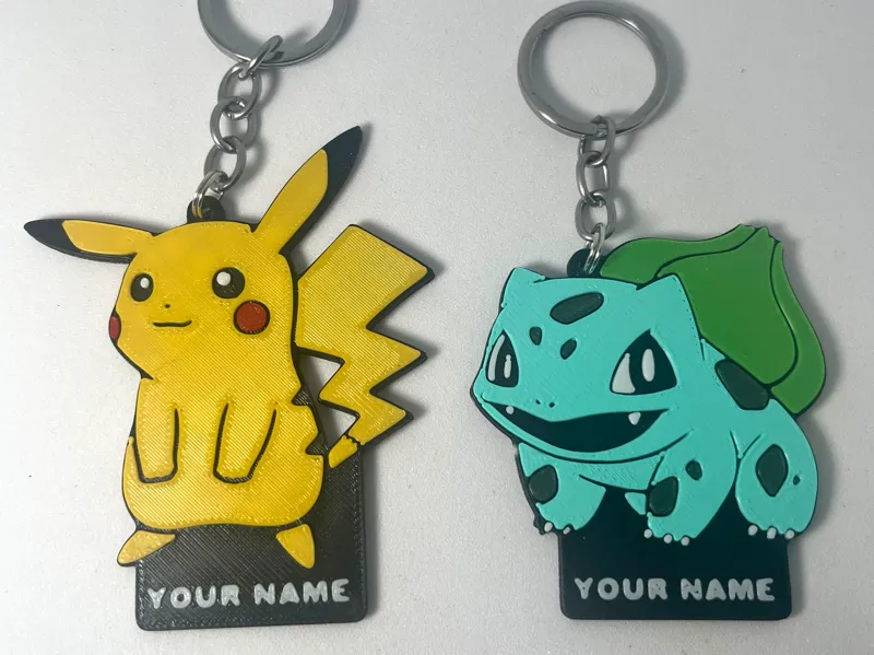 Customizable – Pikachu and Bulbasaur