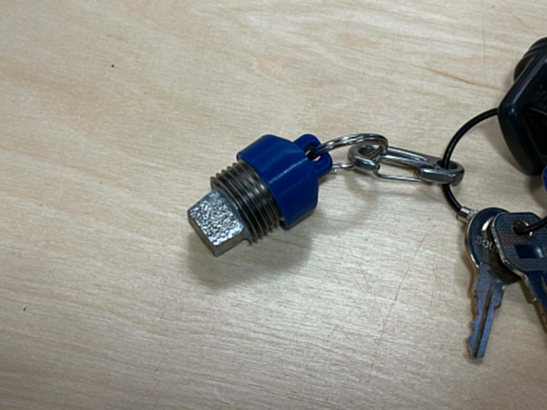 Keyring Boat Drain Plug Holder/Saver