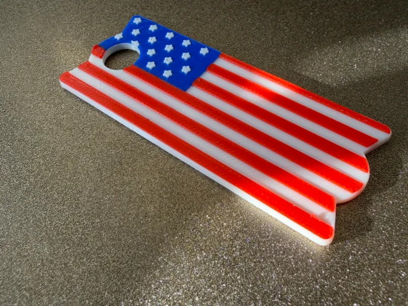 USA Flag Stanley 40oz Lid Plate
