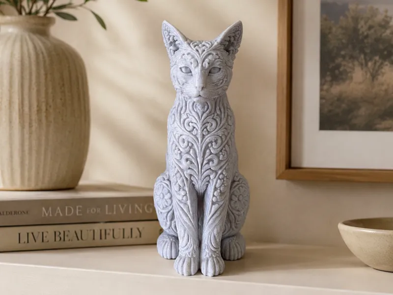 Modern cat decoration