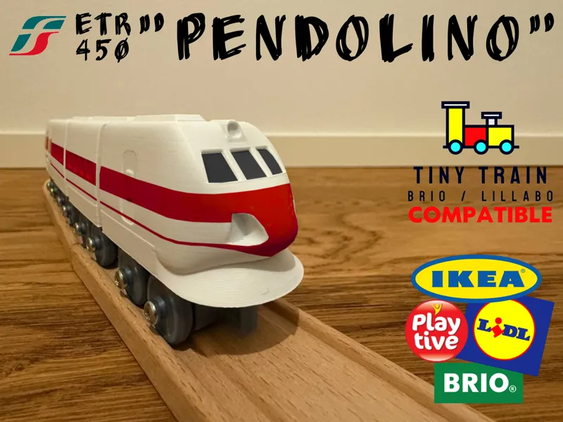 FS ETR 450 Pendolino - Tiny Train system Ikea Brio
