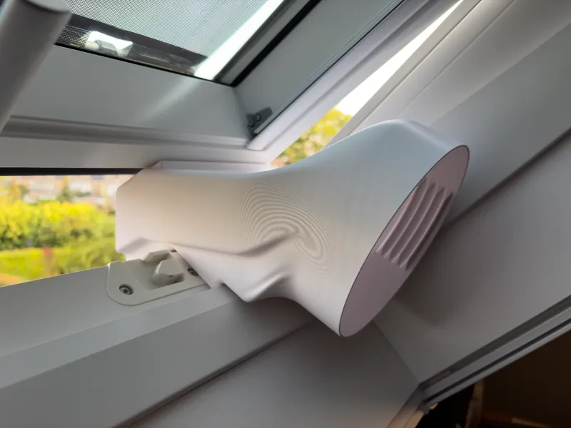 Velux tilt window AC exhaust adapter ~ 150mm
