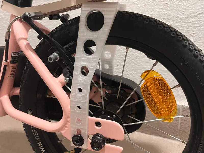 B TWIN decathlon 14'' bike dolly seat support 