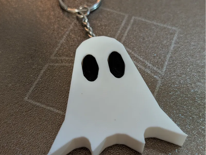 Ghost Keychain for Halloween!